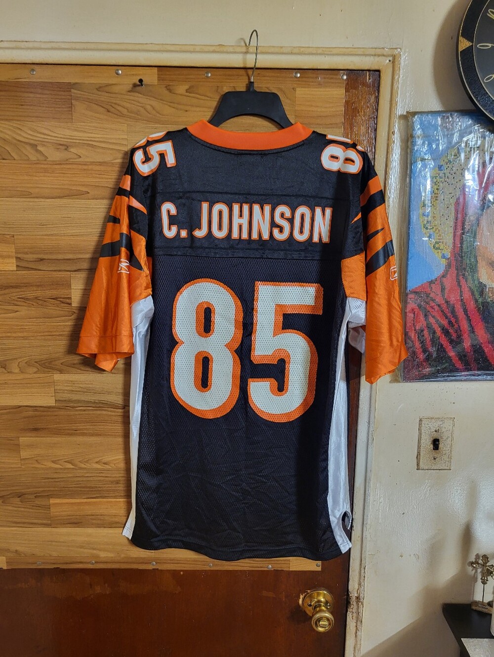 Vintage rare authentic Reebok #85 Chad Johnson Cincinnati Bengals jersey Small
